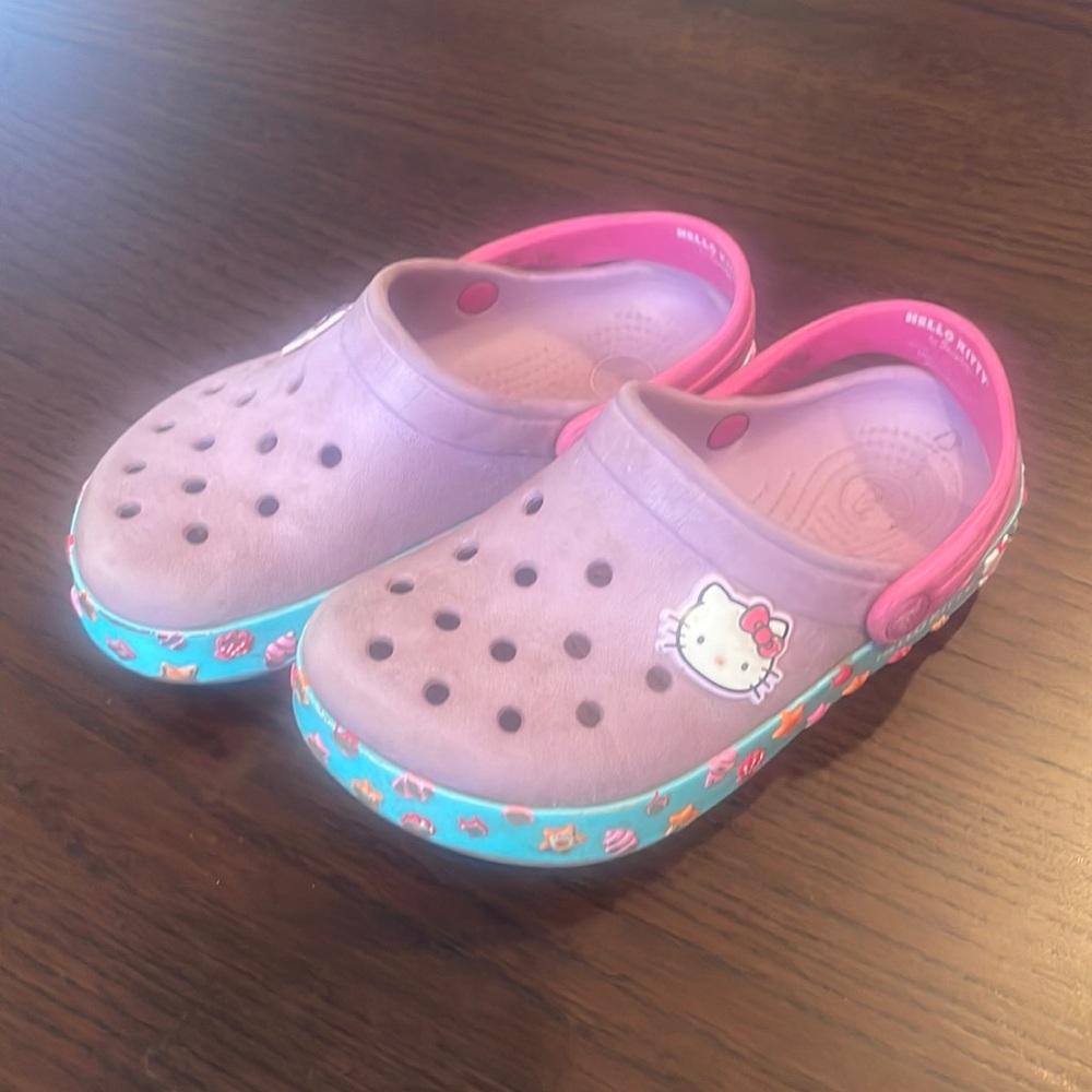 Hello kitty crocs